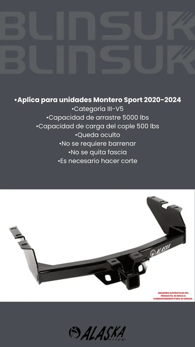 Tiron Jalon De Arrastre Mitsubishi Montero Sport 2020 - 2023 - Image 3