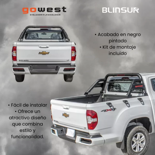 Roll Bar Trail Compatible Con Chevrolet Colorado 2016 - 2023