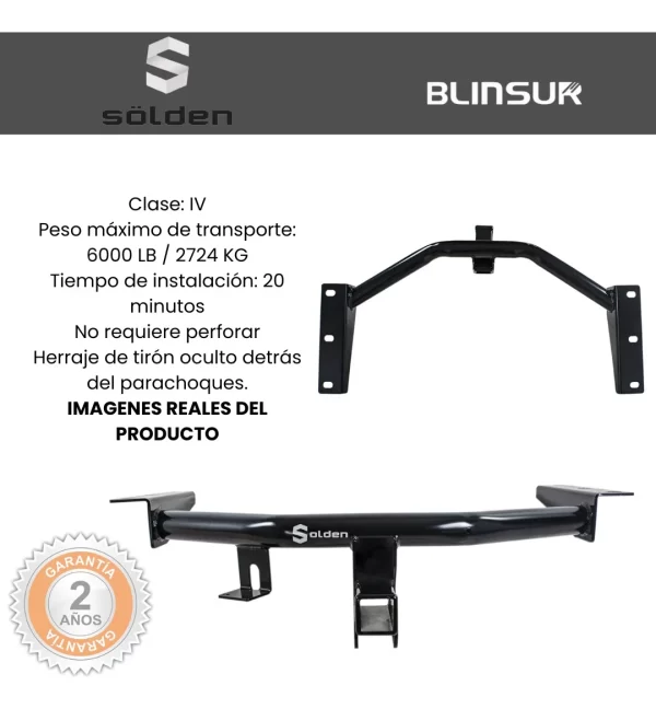 Tiron Jalon De Arrastre Para Acura Mdx 2014 - 2021 Solden