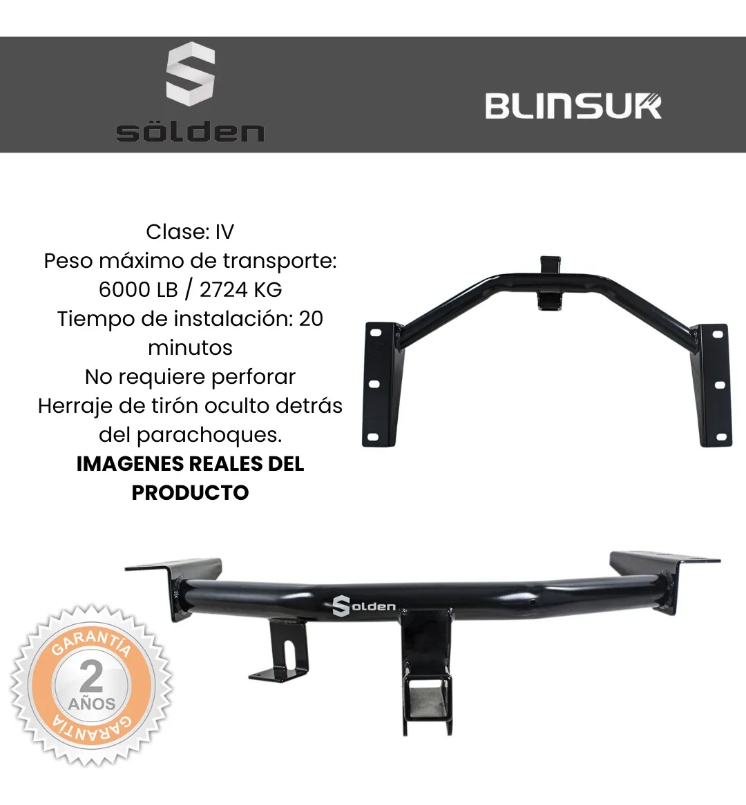 Tiron Jalon De Arrastre Para Acura Mdx 2014 - 2021 Solden - Image 3