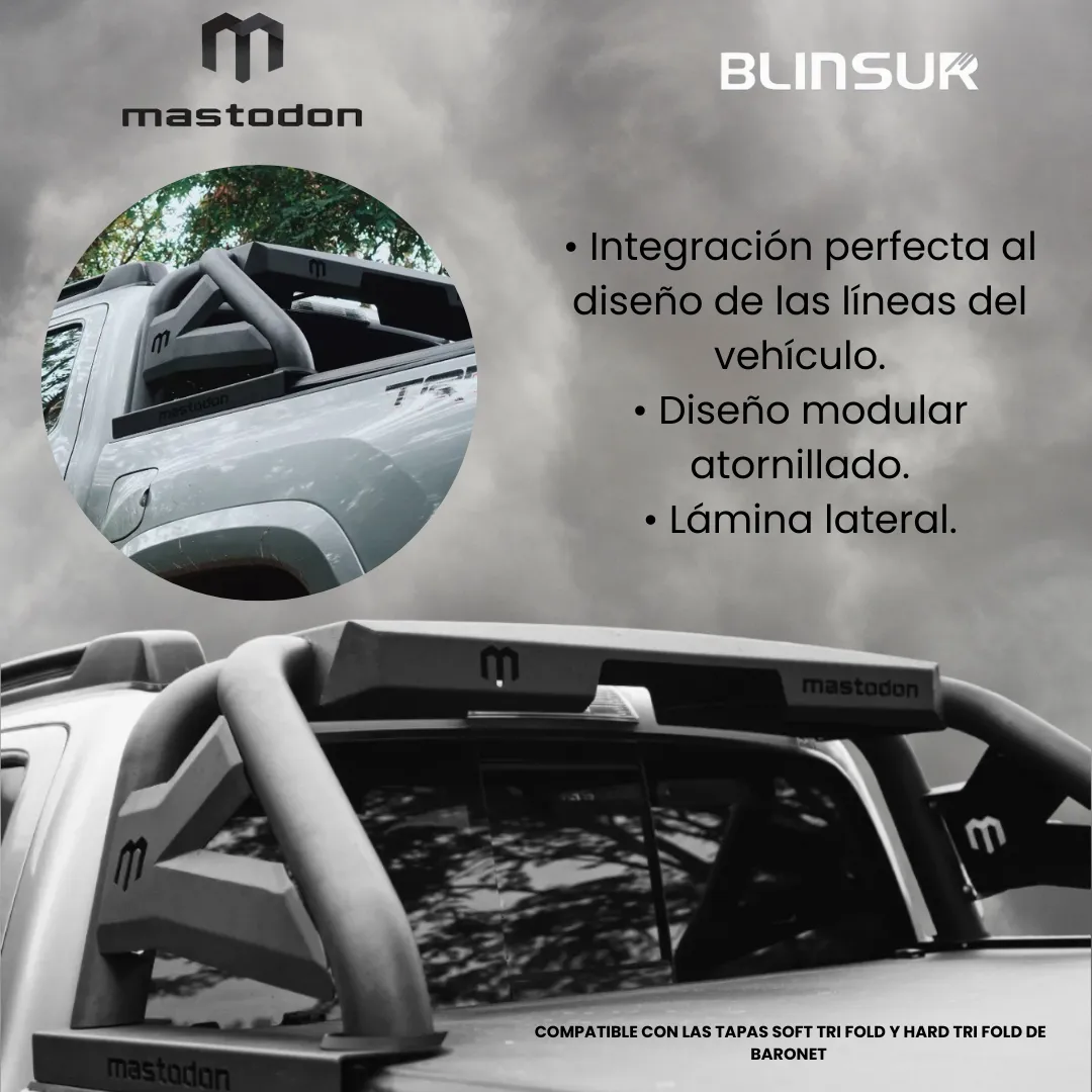 Roll Bar Sport Bar Aero Para Chevrolet Silverado 2007 - 2023 - Image 3