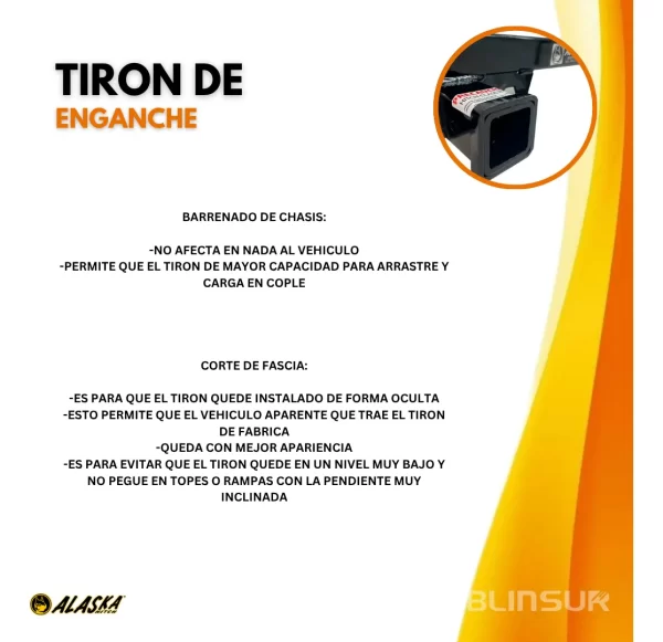 Tirón De Arrastre Jalon Jeep Compass 2017-2024 Alaska