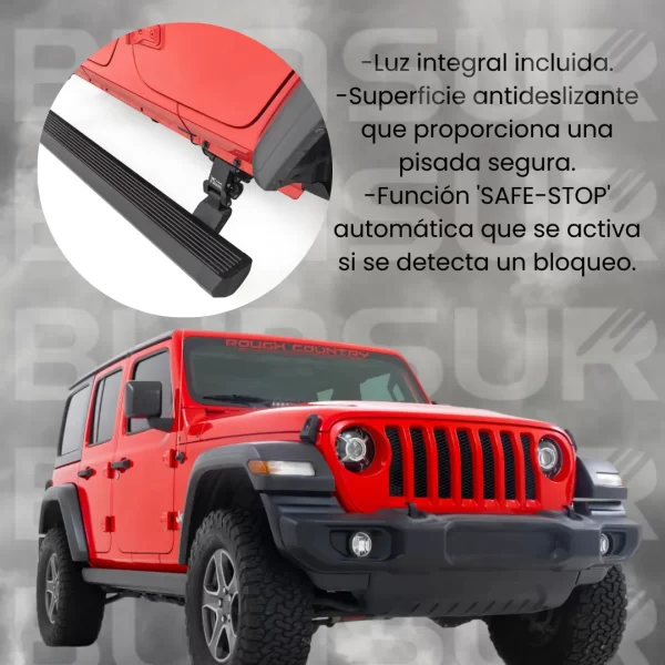 Estribos Electricos Rc Para Jeep Jl 4 Puertas 2019 - 2024