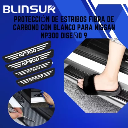 Sticker Protección De Estribos Para Nissan Np300 Diseño 9 - Image 3