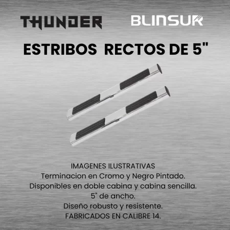 Estribos Recto Para Chevrolet Silverado 2019 -2023 - Image 3