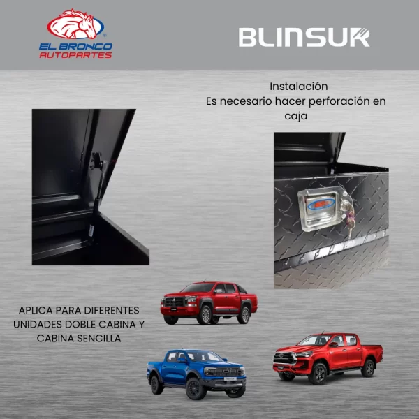 Caja Herramienta Colgante Para Nissan Frontier 2016 - 2014+
