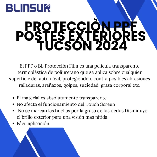 Proteccion De Ppf Postes Exteriores Para Tucson 2024