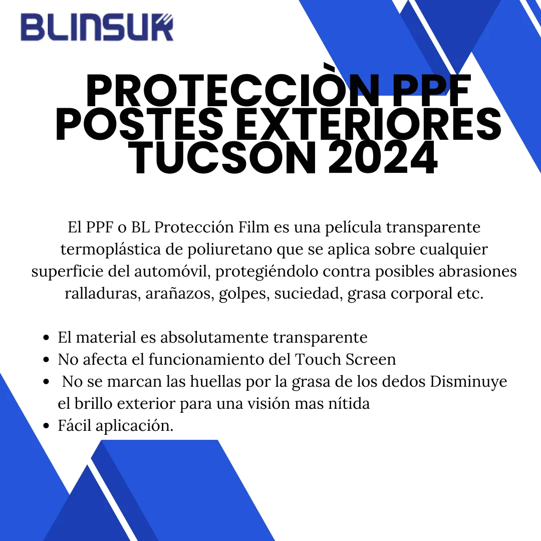 Proteccion De Ppf Postes Exteriores Para Tucson 2024 - Image 3