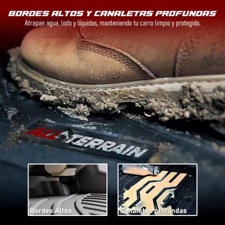 Juego De Tapetes All Terrain Para Chevrolet Aveo 2024 2025 - Image 3
