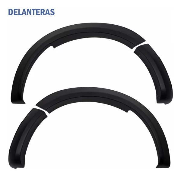 Cantoneras Lisas Negro Mate Para Ranger Xlt 2024