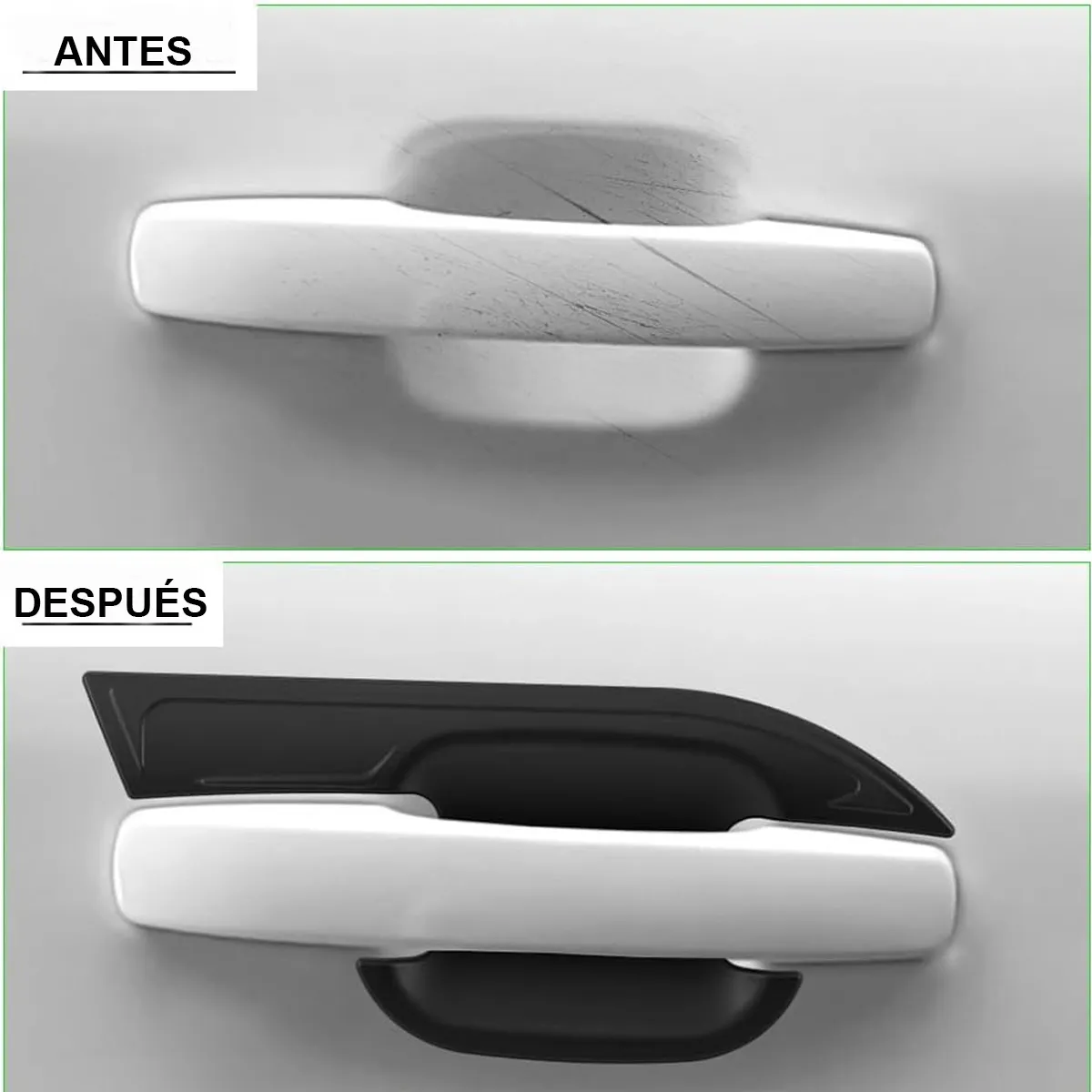 Cubiertas Negras Para Manijas De Puertas Para Ranger 2024 - Image 3
