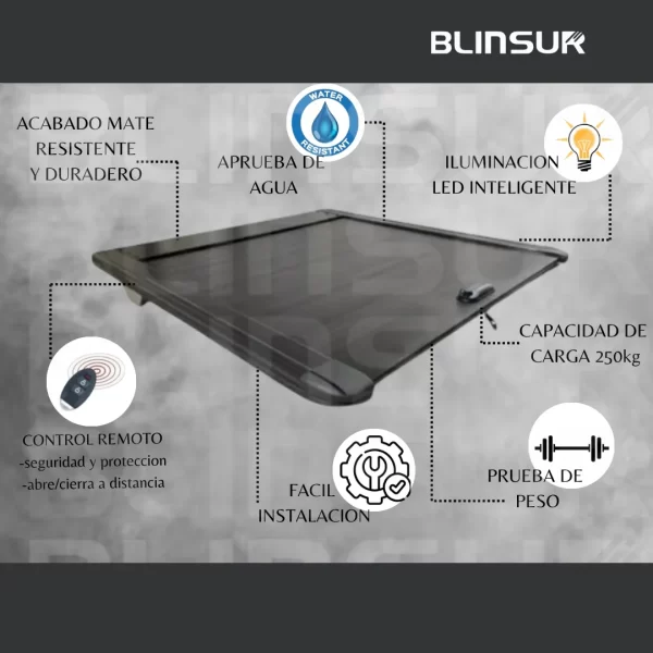 Tapa Cubre Batea Electrica Peugeot Landtrek/ram 1200 2024-25