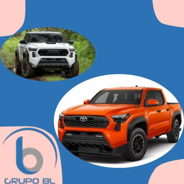 Letras Tacoma Para La Tapa De Caja Negro Mate