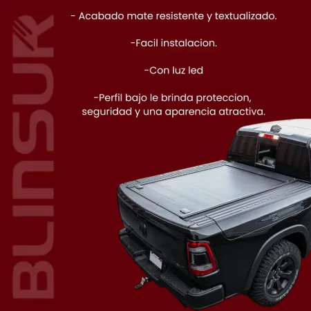 Tapa Cubre Batea Electrica Ram 1500  Rambox 2009-2024 Do Cab - Image 3