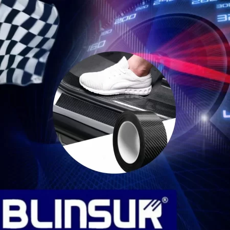 Protecciòn De Estribos Fibra De Carbono Toyota Yaris Diseño9 - Image 3