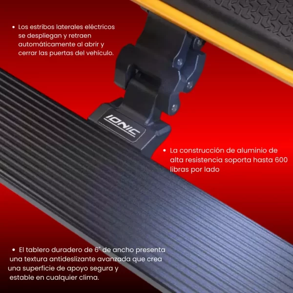 Estribos Electricos Realtruck Ionic S-10 Max 22 - 25 Dob Cab