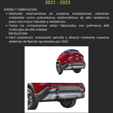 Skid Plate Trasero Chevrolet Captiva 2021 - 2023 - Image 3