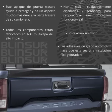 Tailgate Applique Para Toyota Tacoma 2016 - 2023 - Image 3