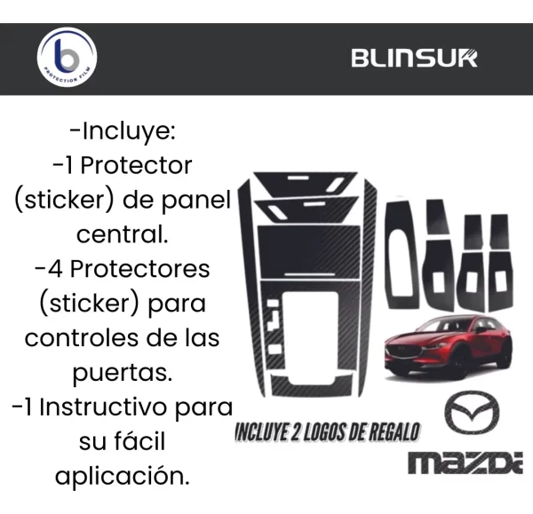 Protector 4 Puertas Panel Central Mazda Cx30 2018-2021