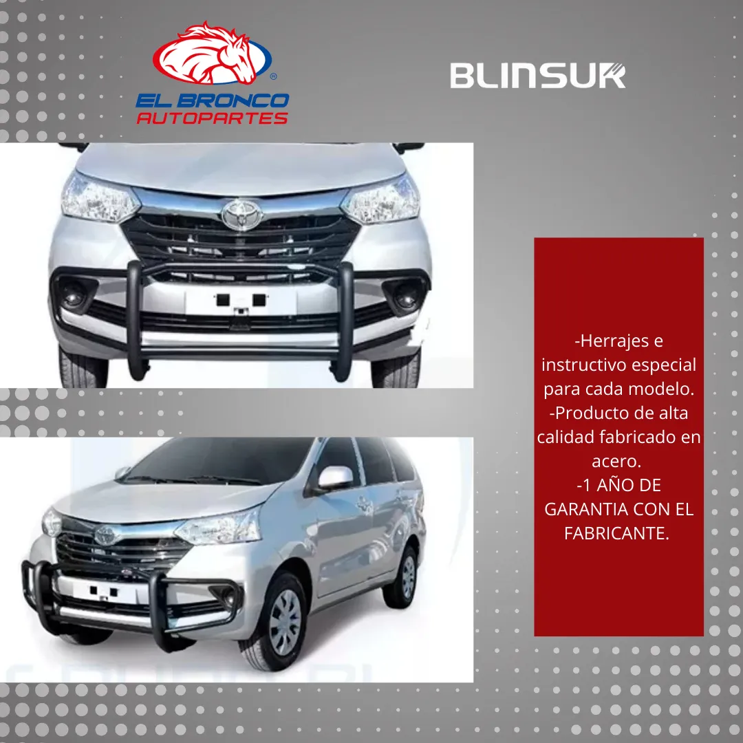 Burrera Bumper Delantero Toyota Avanza 2012 - 2015 Bronx - Image 4