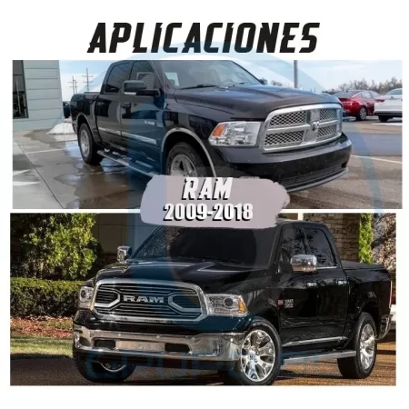 Centro De Burrera Bronx Dodge Ram 2009-2018 Negro - Image 4
