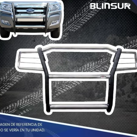 Burrera Defensa Cubrefaros Cromada Silverado 3500 - Image 4