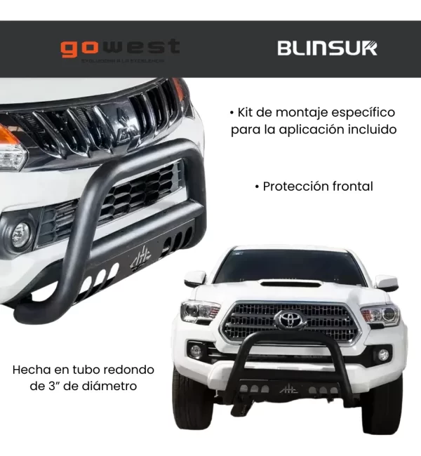 Burrera Protector Bar Negra Toyota Titan 2004 - 2016