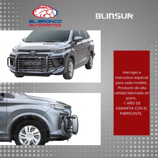 Burrera Bumper Delantero Para Toyota Avanza 2022 - 2023
