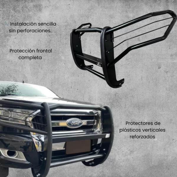 Burrera Cubre Faros Compatible Con Toyota Hiace 2025 Negro