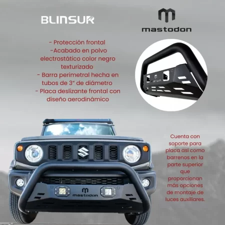 Burrera Rage Dos Faros Para Toyota Tacoma 2024 - 2025 - Image 4