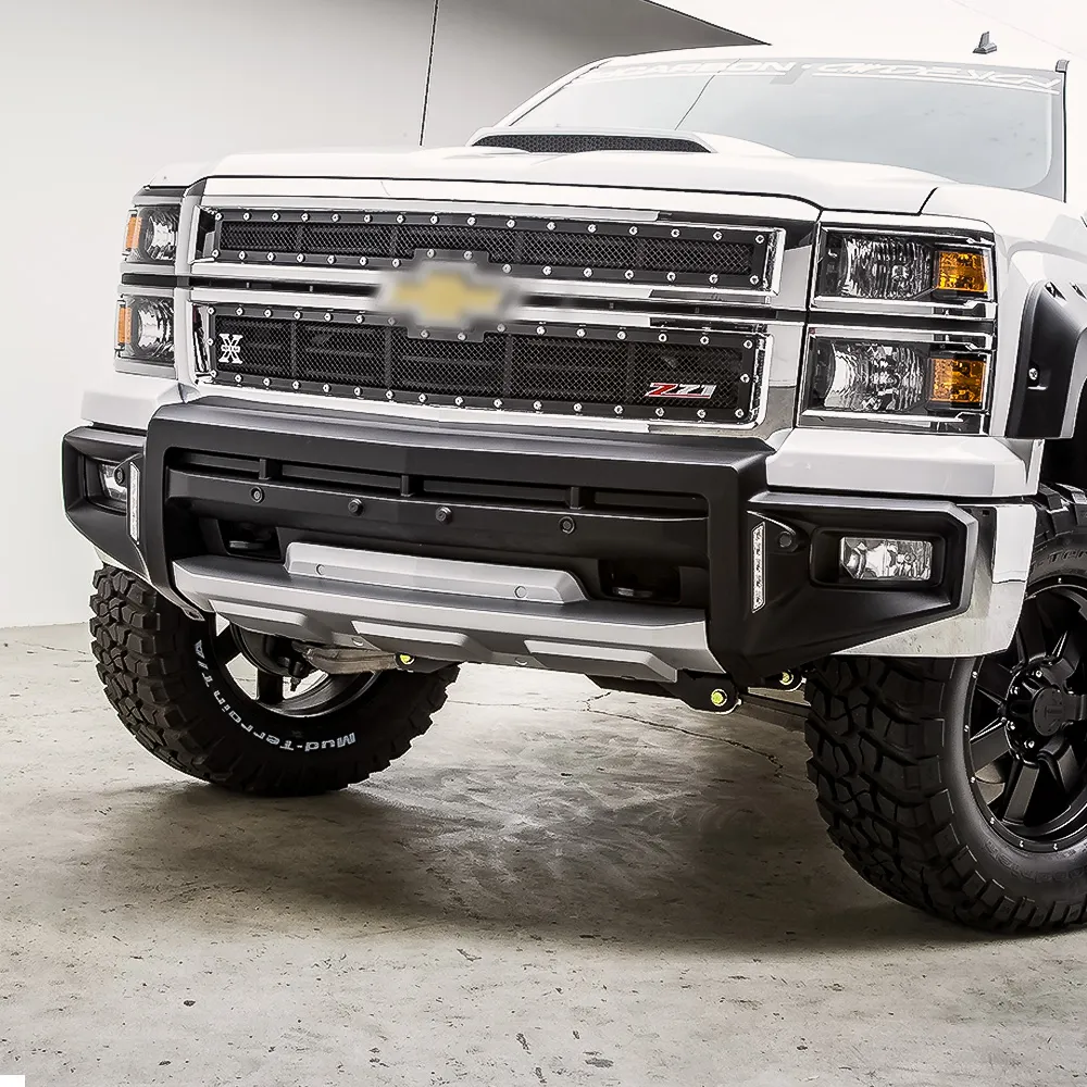 Bumper Delantero Con Faros Drl Silverado 1500 2014 2015 - Image 4
