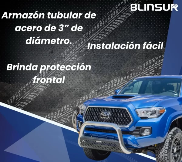 Tumbaburros Rc2 Inoxidable Tacoma 2016-2023