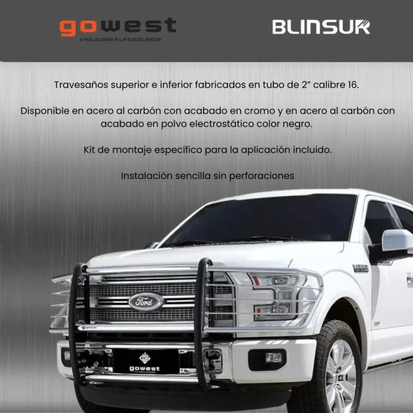 Burrera Euroguard Silverado 2500 2020 - 2022 Inoxidable