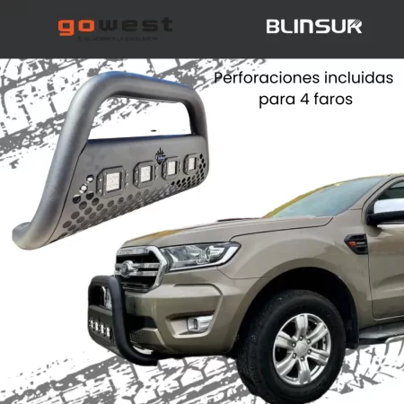 Burrera Ultra Bar Para 4 Faros Ford Ranger 2010 - 2012 - Image 4