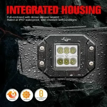 Mictuning Par Duallys Luz Led Off Road Faros Antiniebla - Image 4