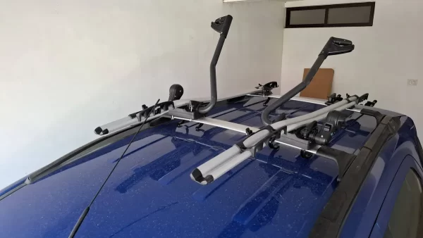 Portabicicletas De Techo Plata Para 1 Bicicleta