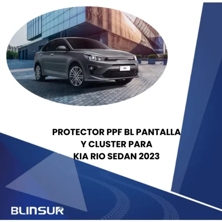Protector Ppf Bl Pantalla Y Clúster Para Kia Rio Sedan 2023 - Image 4