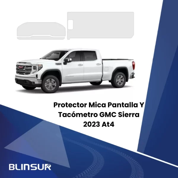 Protector Mica Pantalla Y Tacómetro Gmc Sierra At4 2023