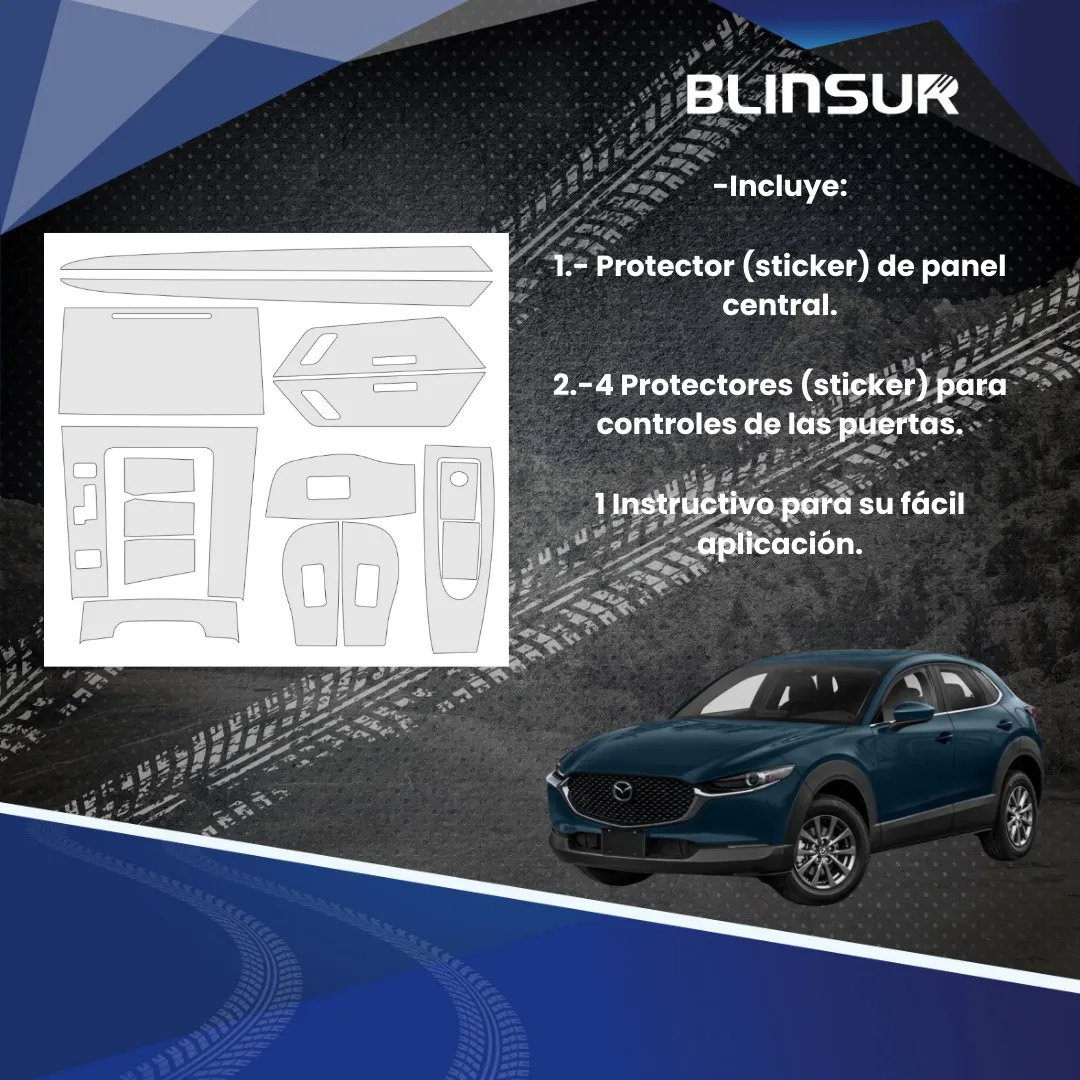 Protector Bl 4 Puertas Y Panel Central Para Mazda Cx30 18-21 - Image 4