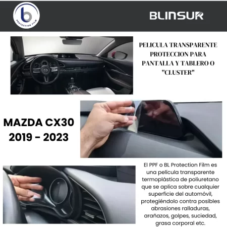 Protector Pantalla Cluster Mazda Cx30 Del 2019 Al 2023 - Image 4