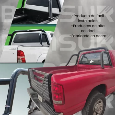 Roll Bar Bronco Sport Ford Ranger 1998-2012 Negro - Image 4