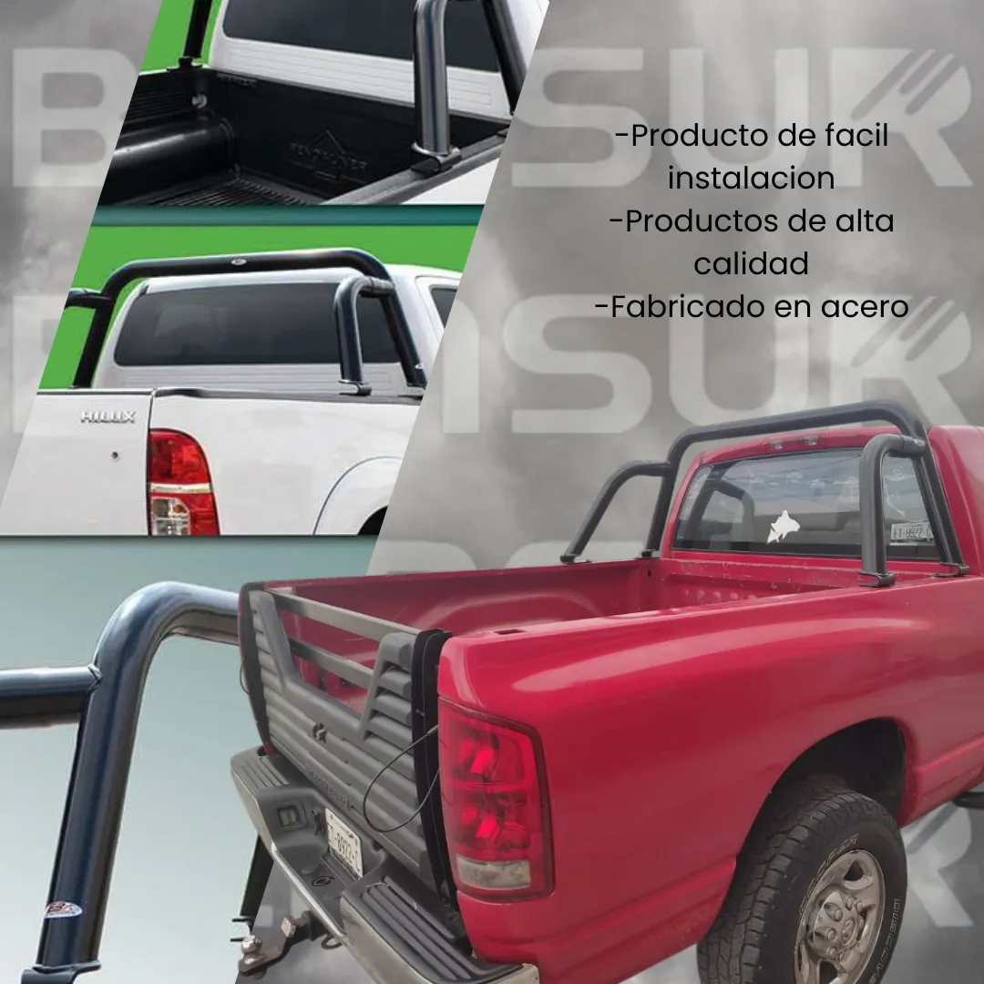 Roll Bar Bronco Sport Ford Ranger 1998-2012 Negro - Image 4