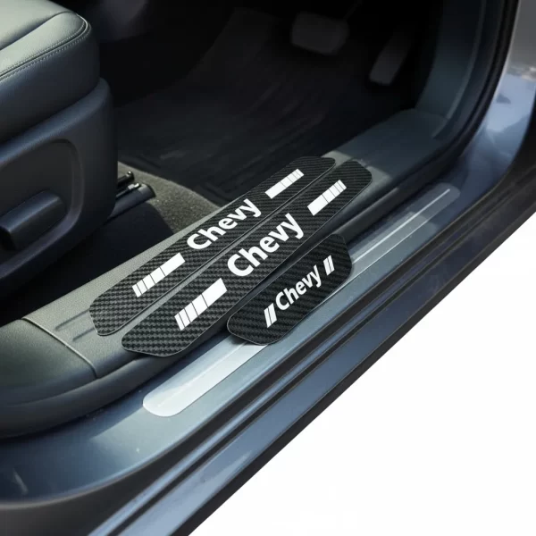 Sticker Protección De Estribos Para Marco De Puertas Chevy