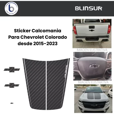 Calcomanía Para Cofre Compatible Con Chevrolet Colorado - Image 4