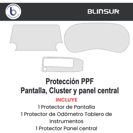 Protección Ppf Pantalla, Clúster Y Panel Central Sentra 2023 - Image 4