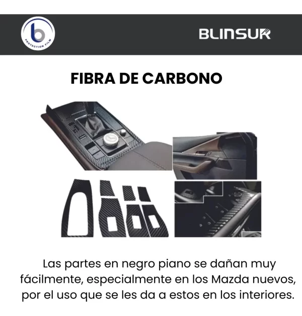 Calca Stickers Protector 4 Puertas Panel Central Mazda Cx30