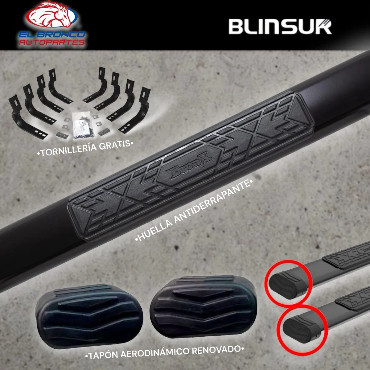 Estribos Bronx Nissan Frontier 2023 4 Cil Cabina Sencilla - Image 4