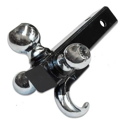 Tiron De Arrastre Remolque Cople Triple Bola Con Gancho