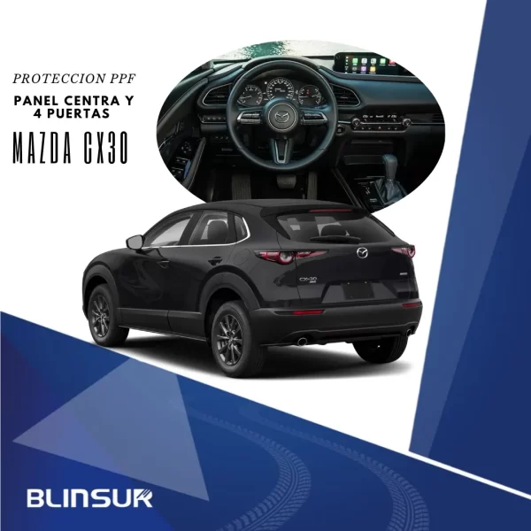 Kit Completo Sticker 4 Puertas/panel Central Mazda 3 19/21