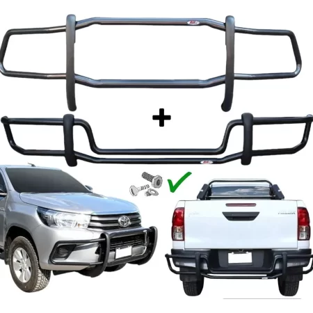 Bumper Delantero Y Trasero Toyota Hilux 2016 - 2022 Bronx - Image 4
